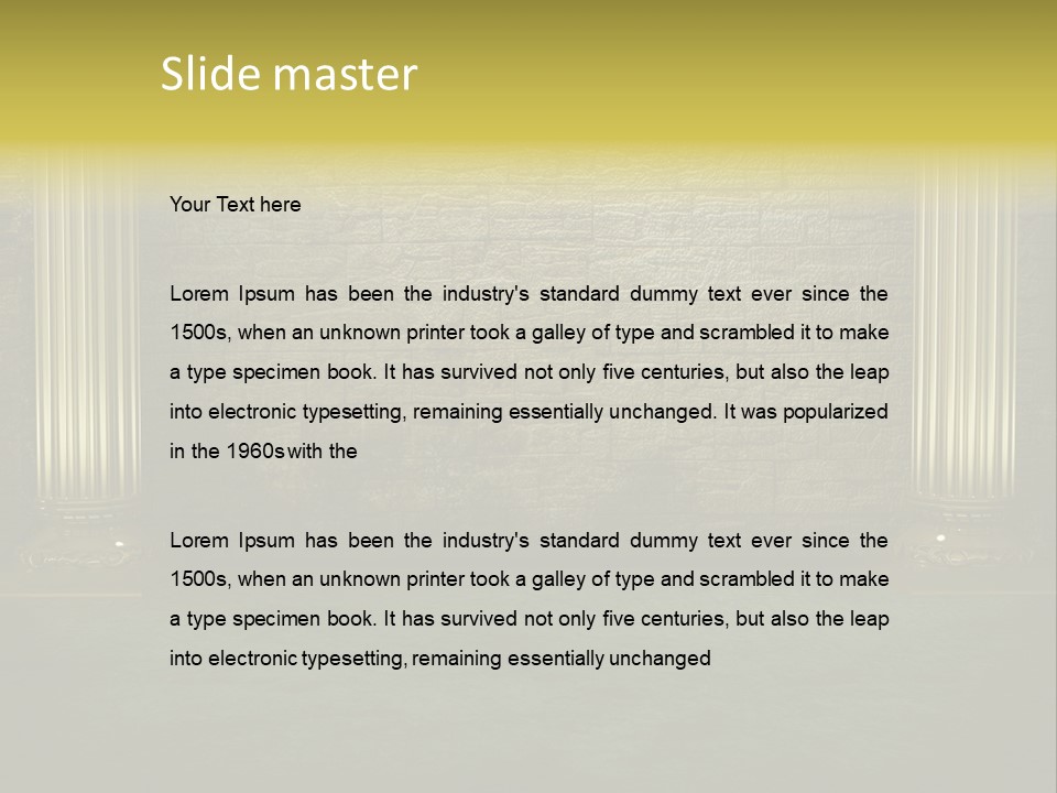 Gray Retro Vintage PowerPoint Template