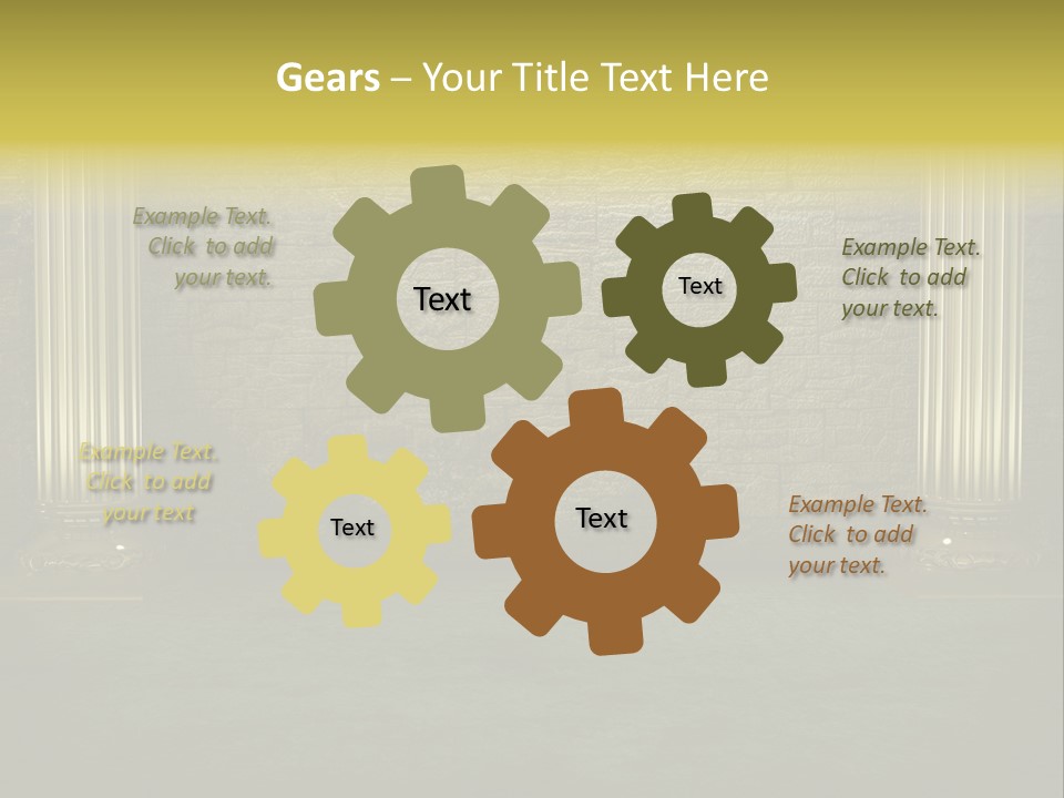 Gray Retro Vintage PowerPoint Template