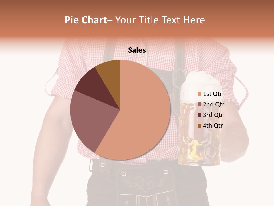 Cut Brown Crest PowerPoint Template