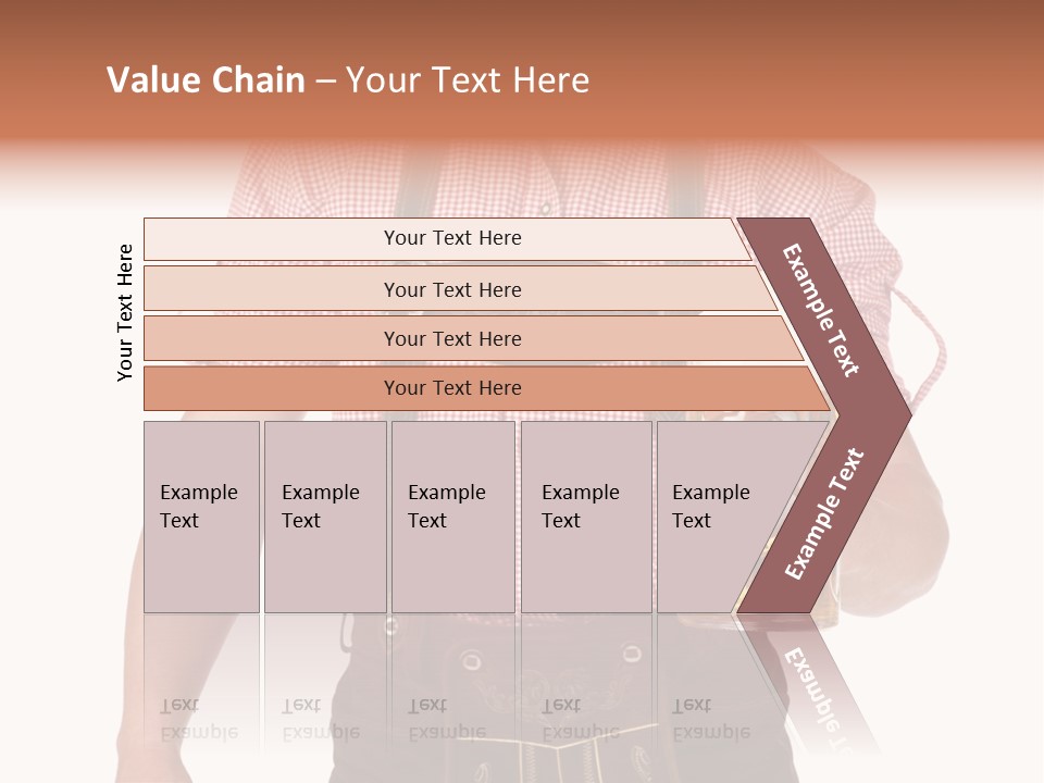 Cut Brown Crest PowerPoint Template