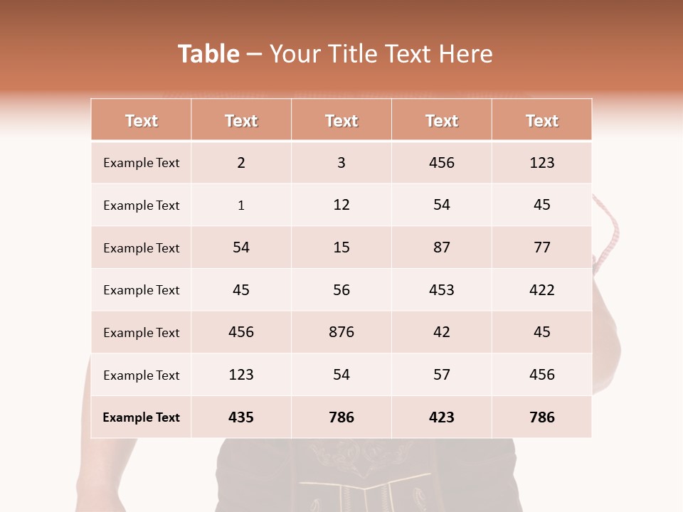 Cut Brown Crest PowerPoint Template