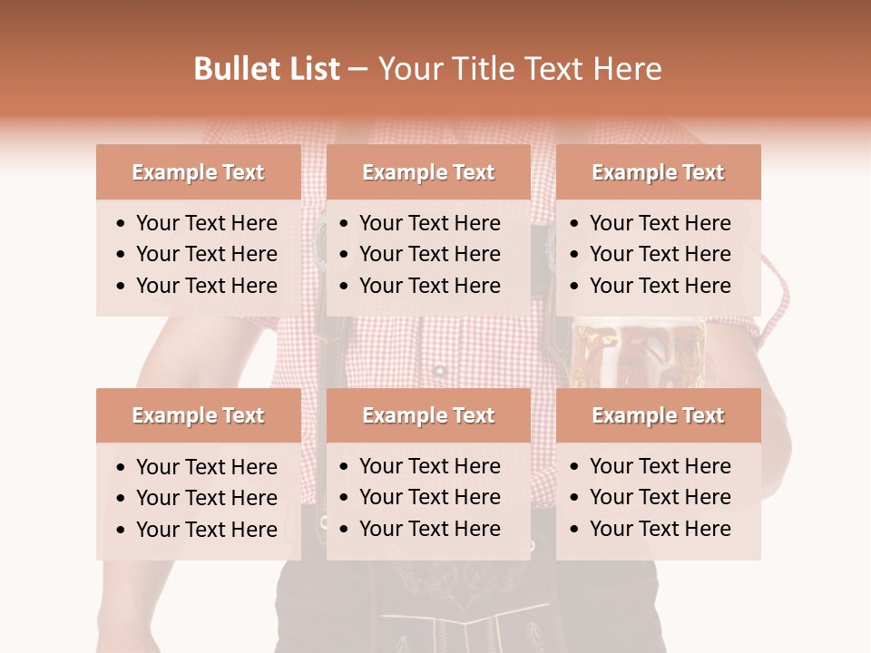 Cut Brown Crest PowerPoint Template