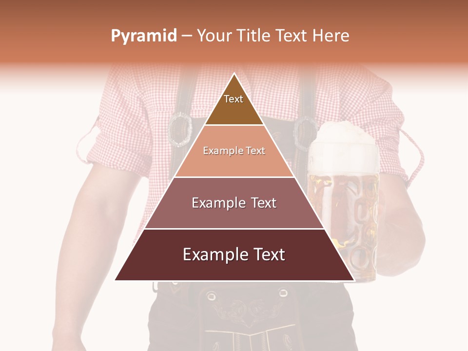 Cut Brown Crest PowerPoint Template