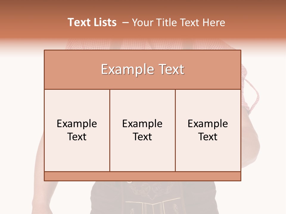 Cut Brown Crest PowerPoint Template