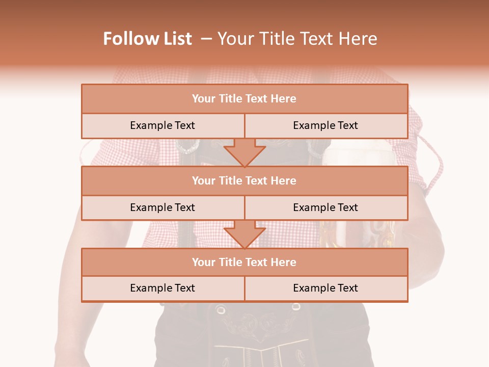 Cut Brown Crest PowerPoint Template
