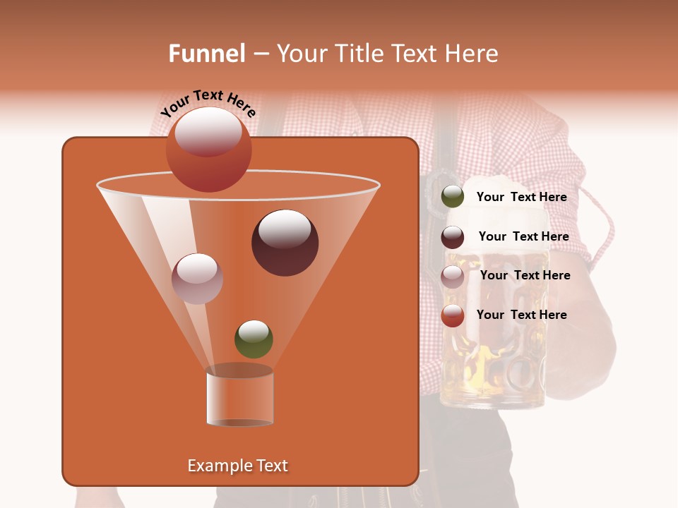 Cut Brown Crest PowerPoint Template