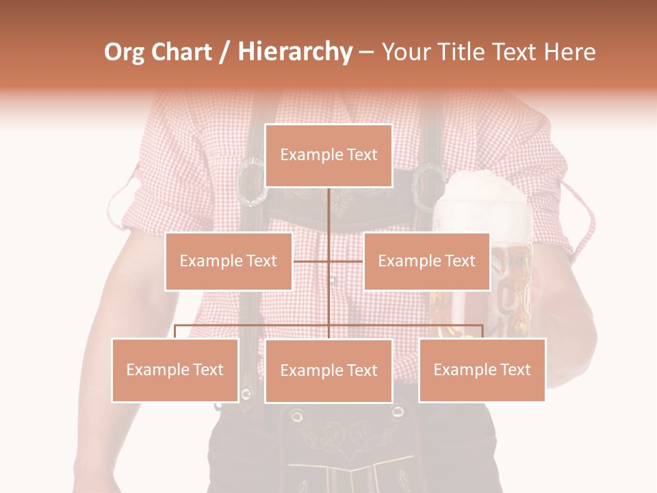 Cut Brown Crest PowerPoint Template