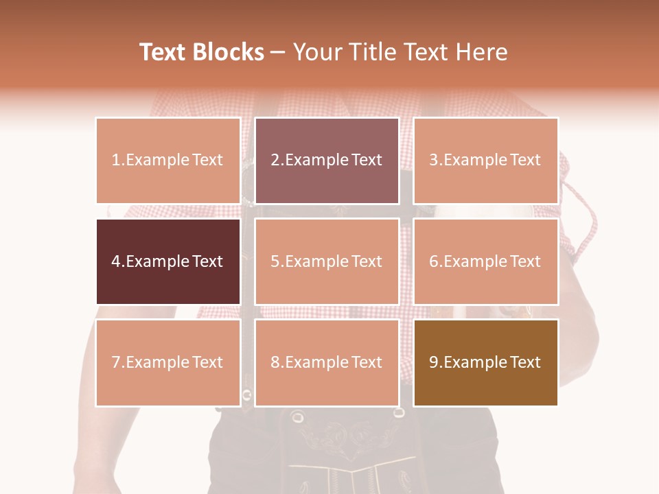 Cut Brown Crest PowerPoint Template