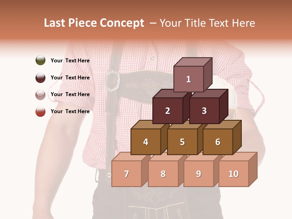 Cut Brown Crest PowerPoint Template