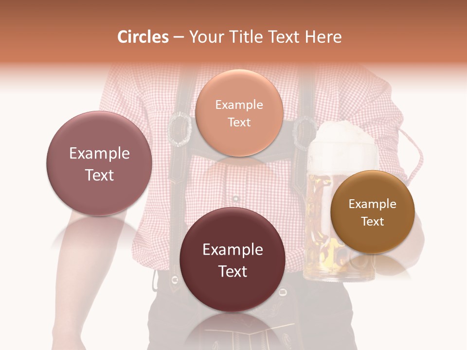 Cut Brown Crest PowerPoint Template