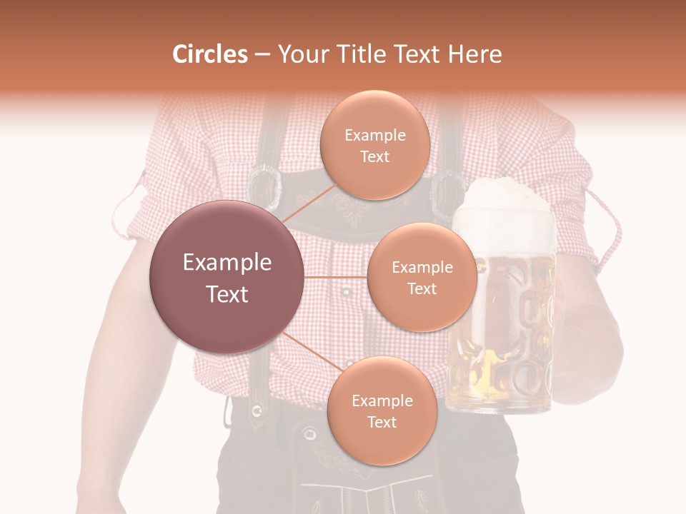 Cut Brown Crest PowerPoint Template