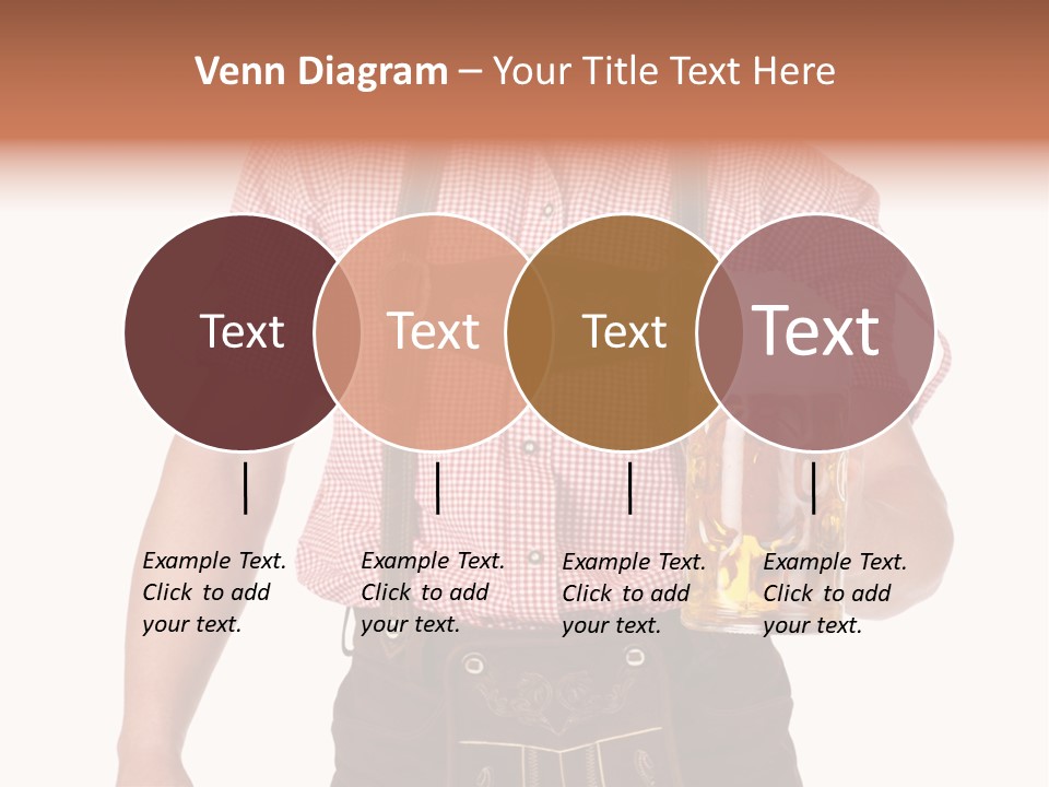 Cut Brown Crest PowerPoint Template