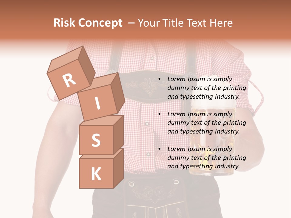 Cut Brown Crest PowerPoint Template