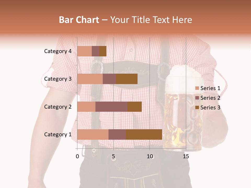 Cut Brown Crest PowerPoint Template