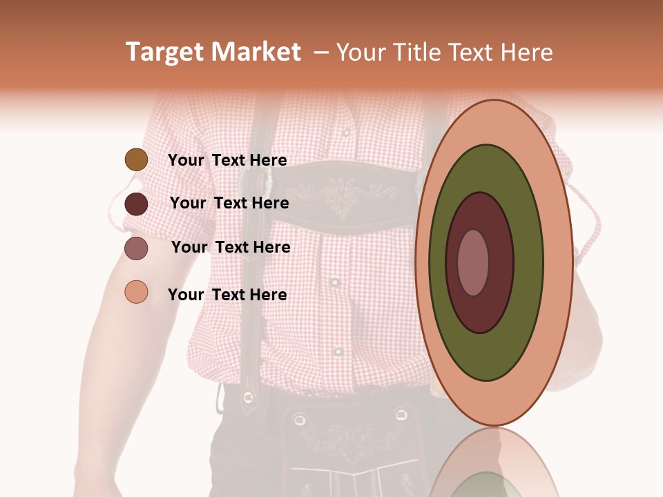 Cut Brown Crest PowerPoint Template