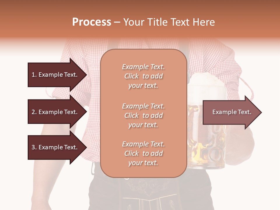 Cut Brown Crest PowerPoint Template