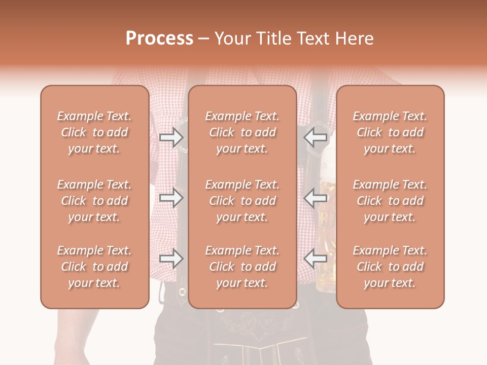 Cut Brown Crest PowerPoint Template
