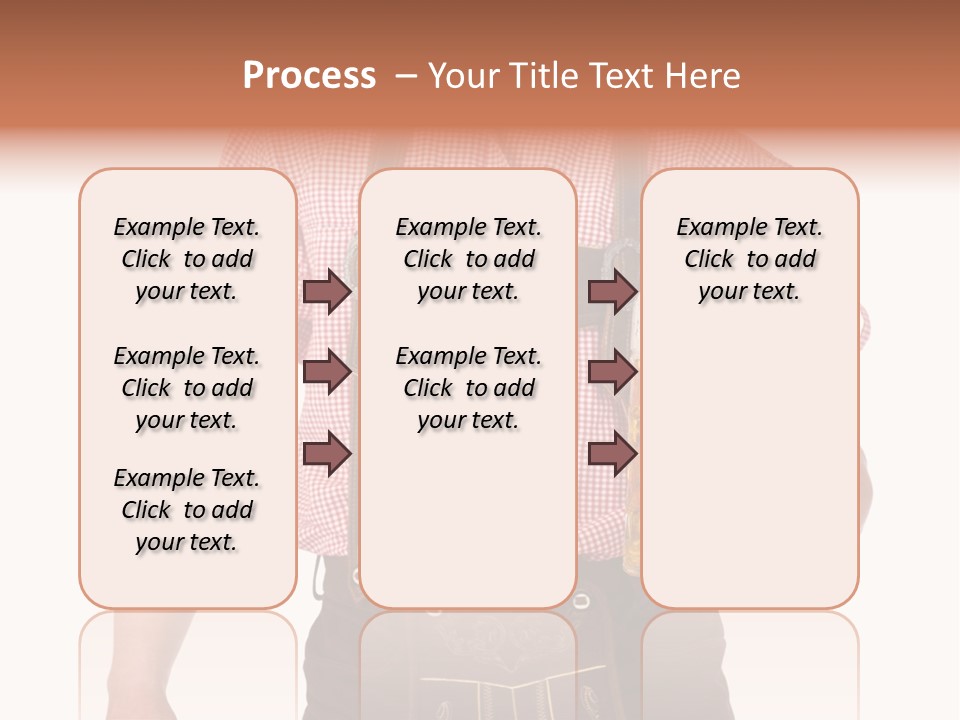 Cut Brown Crest PowerPoint Template
