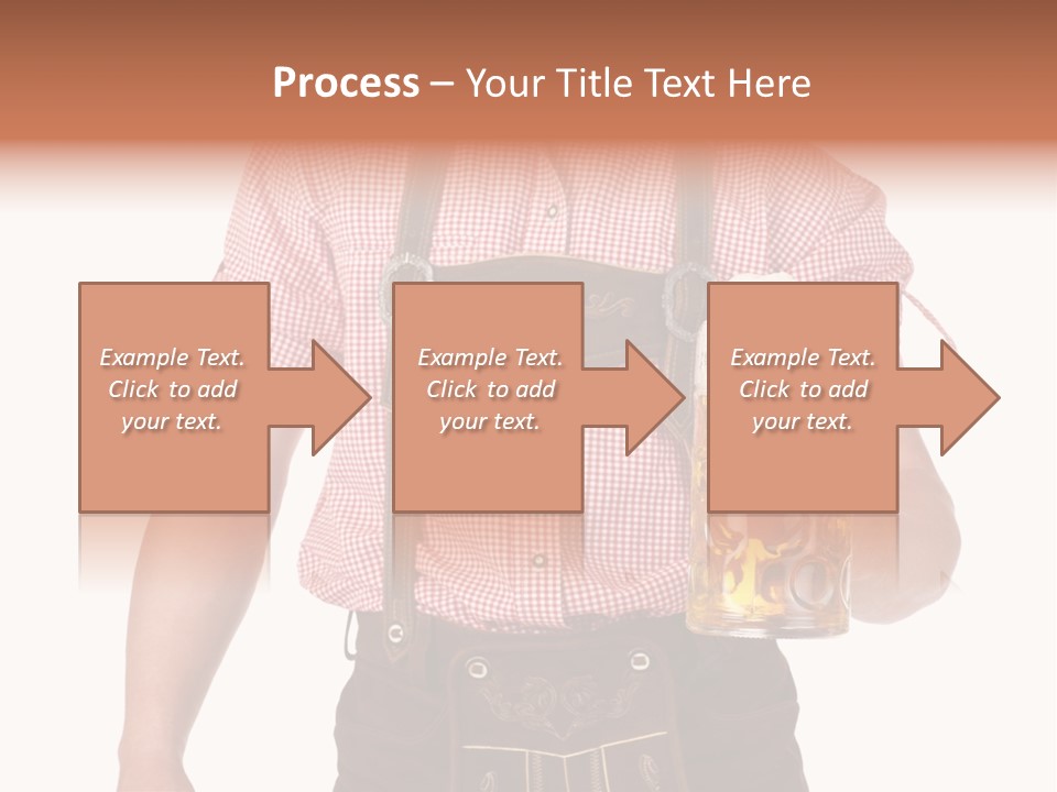 Cut Brown Crest PowerPoint Template
