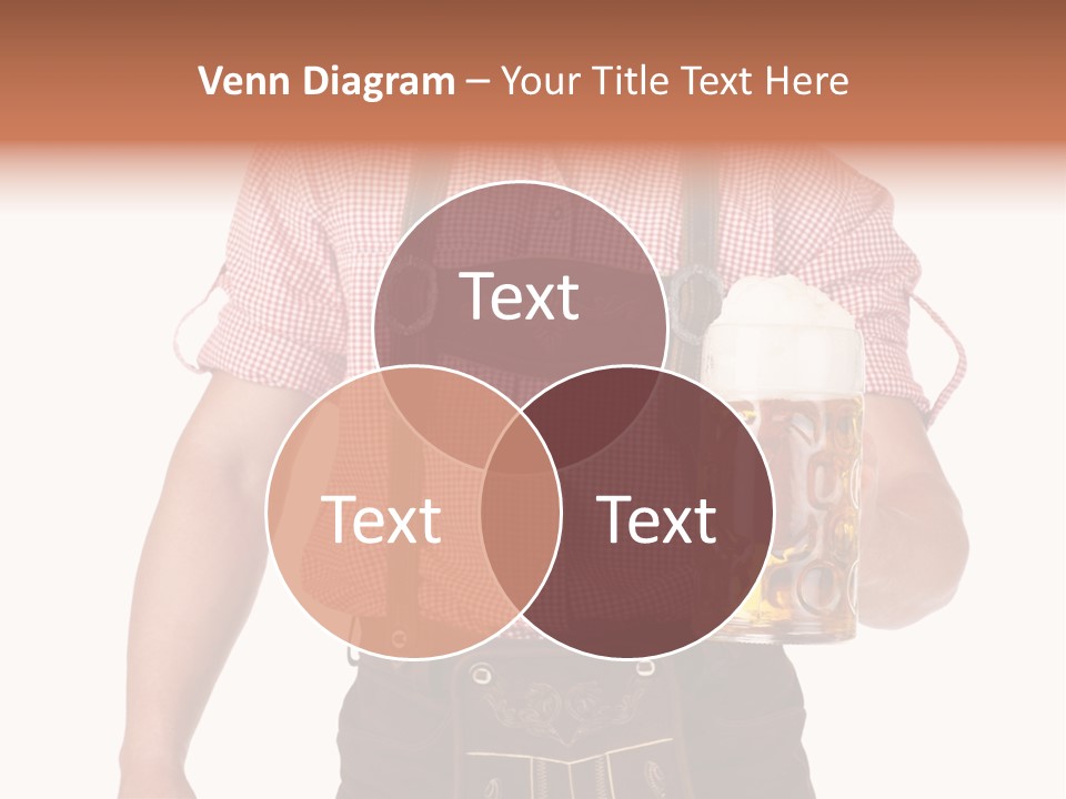 Cut Brown Crest PowerPoint Template