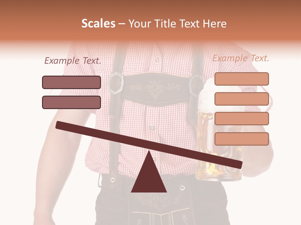 Cut Brown Crest PowerPoint Template