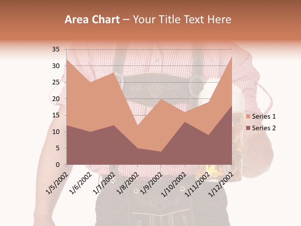 Cut Brown Crest PowerPoint Template