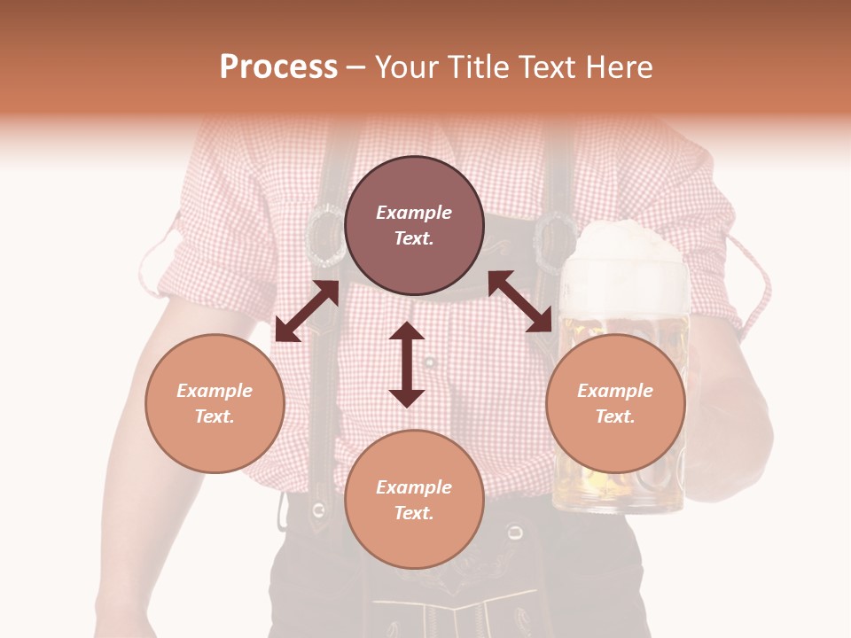 Cut Brown Crest PowerPoint Template