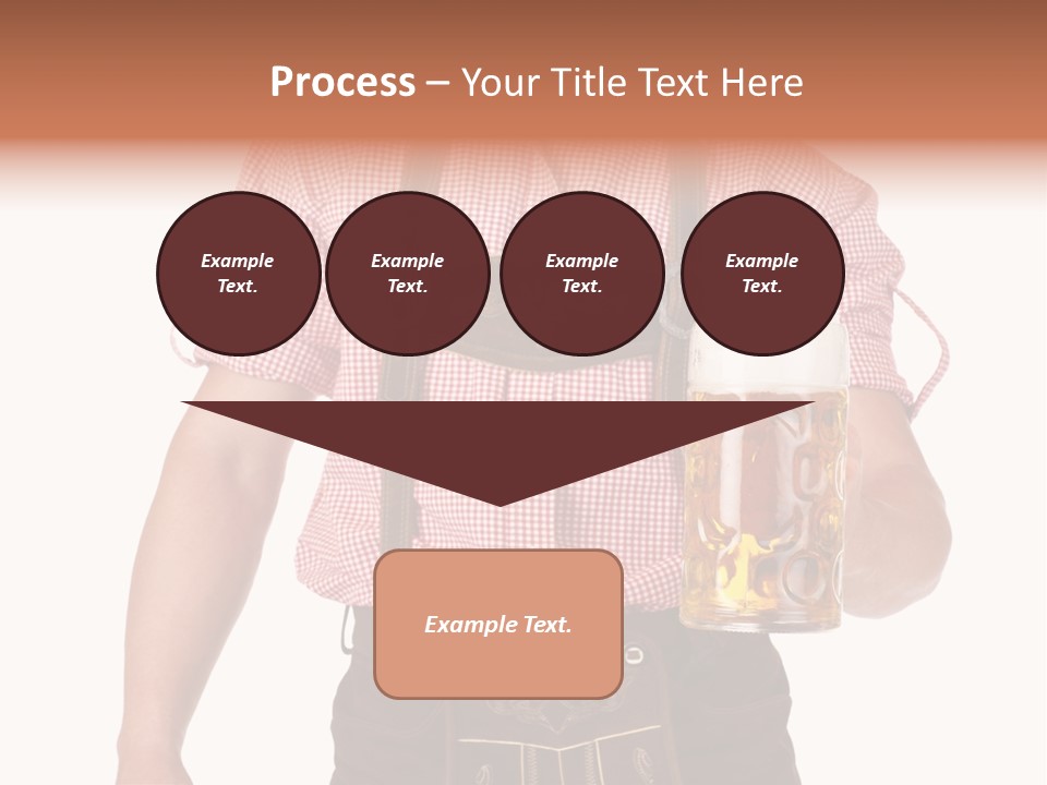 Cut Brown Crest PowerPoint Template