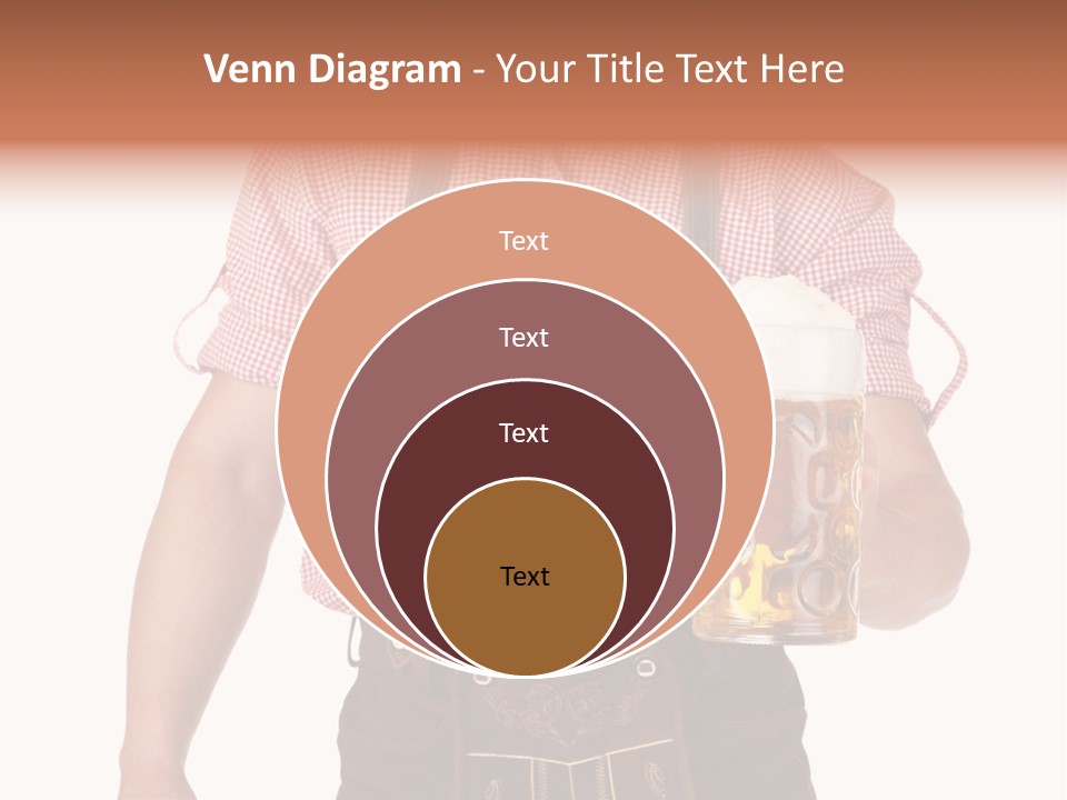 Cut Brown Crest PowerPoint Template