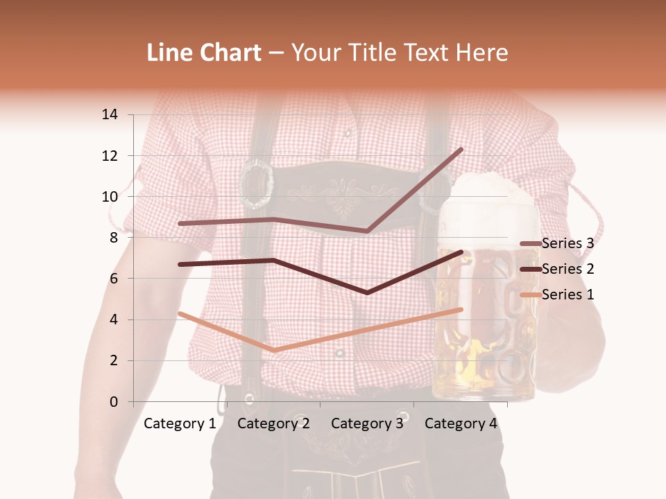 Cut Brown Crest PowerPoint Template