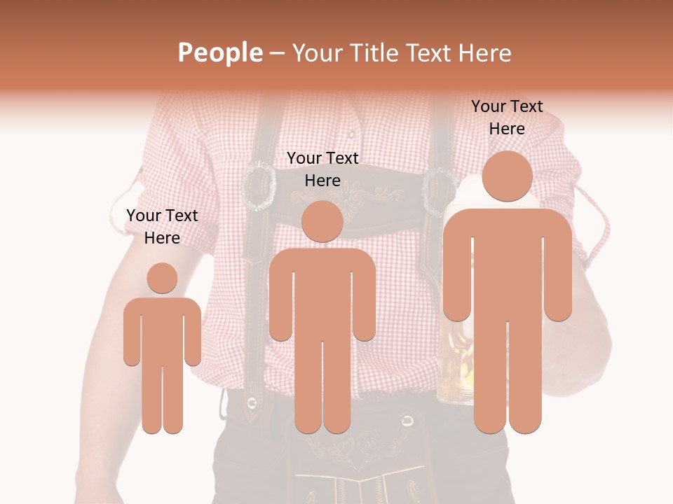 Cut Brown Crest PowerPoint Template