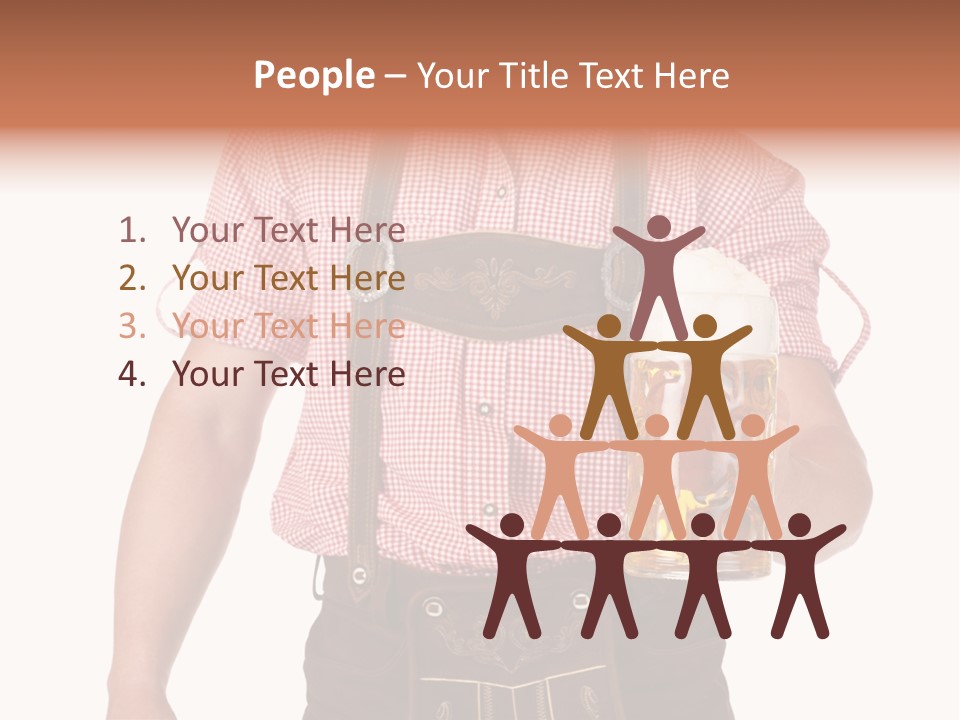 Cut Brown Crest PowerPoint Template