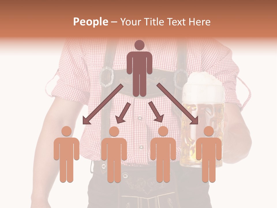 Cut Brown Crest PowerPoint Template