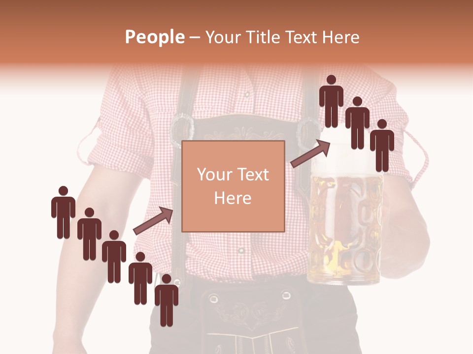 Cut Brown Crest PowerPoint Template