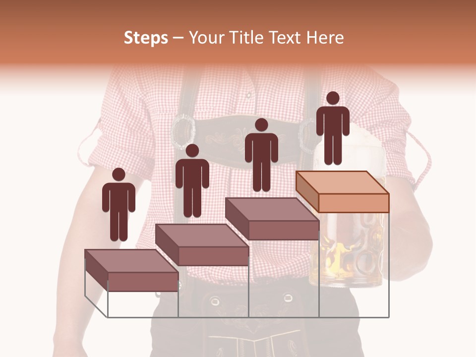 Cut Brown Crest PowerPoint Template