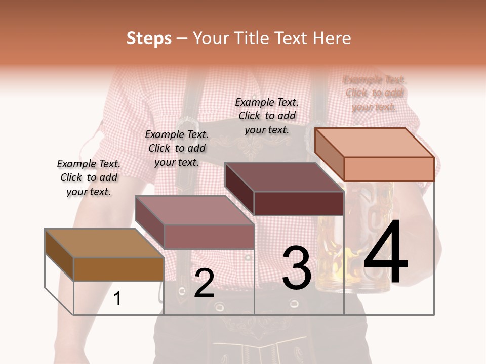 Cut Brown Crest PowerPoint Template