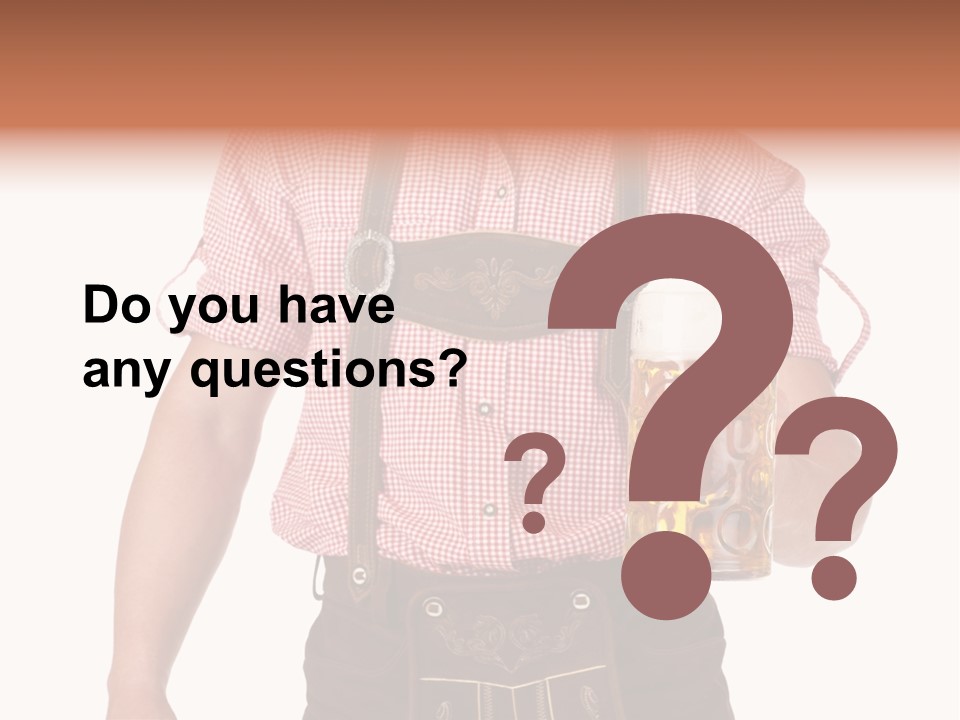 Cut Brown Crest PowerPoint Template