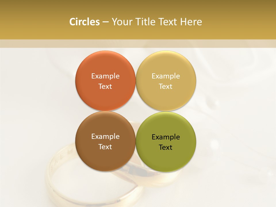 Symbol Ring Celebration PowerPoint Template