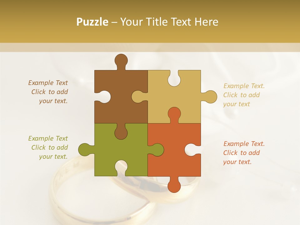 Symbol Ring Celebration PowerPoint Template