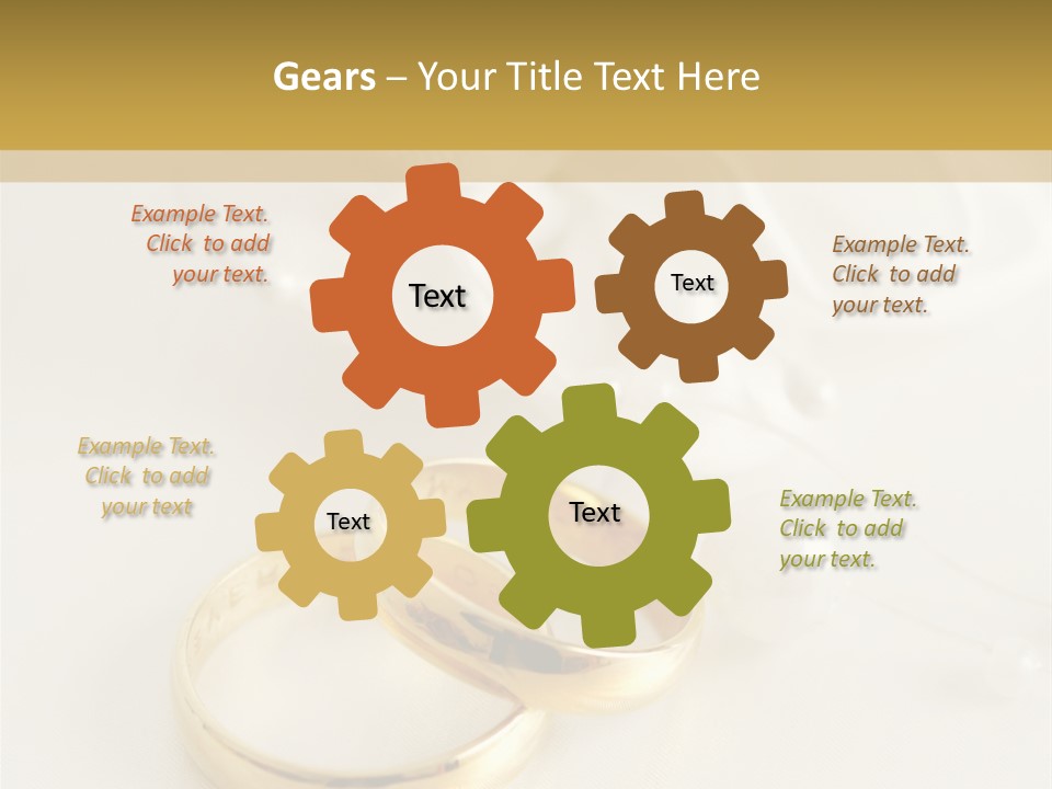 Symbol Ring Celebration PowerPoint Template