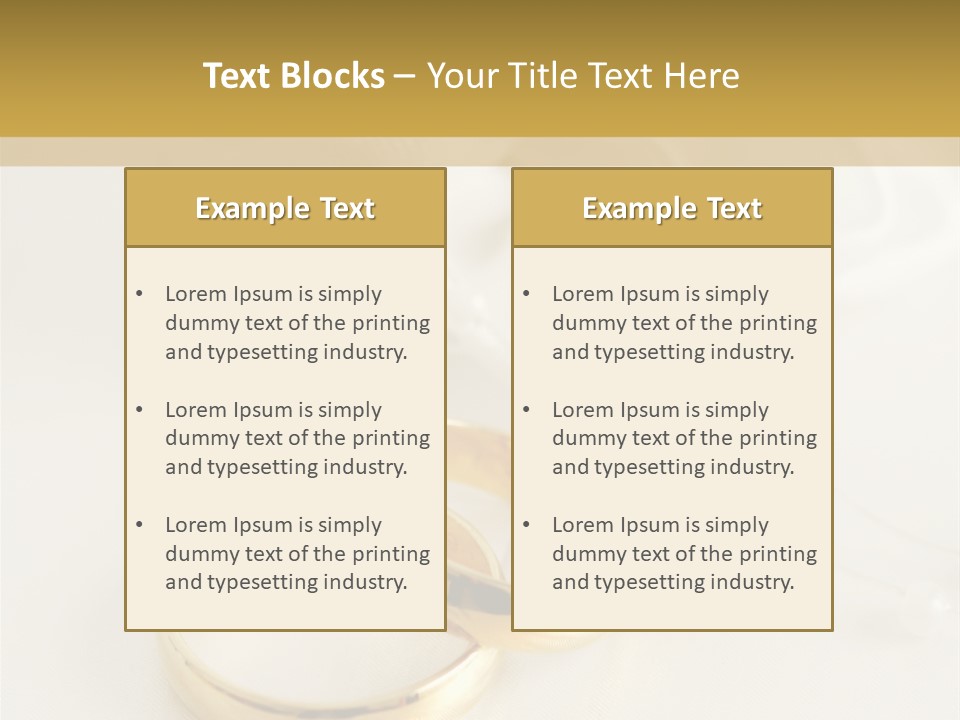 Symbol Ring Celebration PowerPoint Template