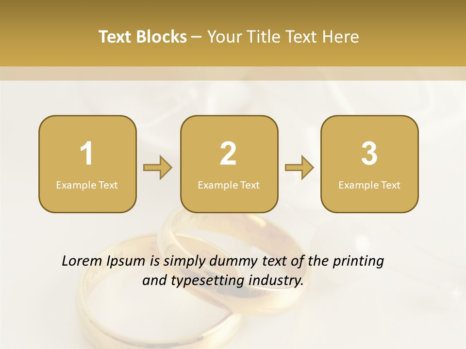 Symbol Ring Celebration PowerPoint Template