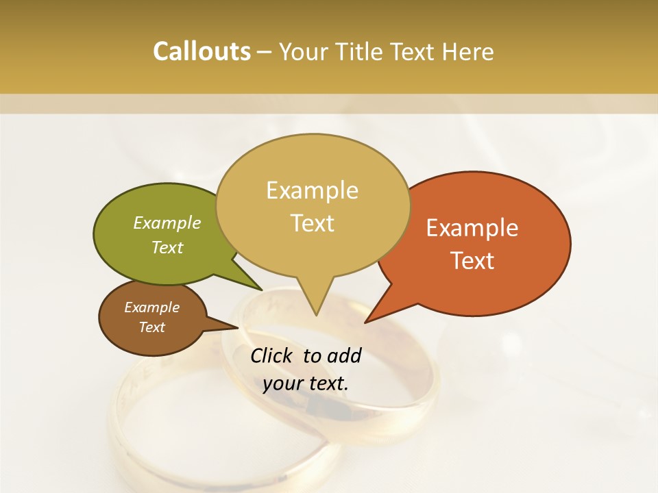 Symbol Ring Celebration PowerPoint Template