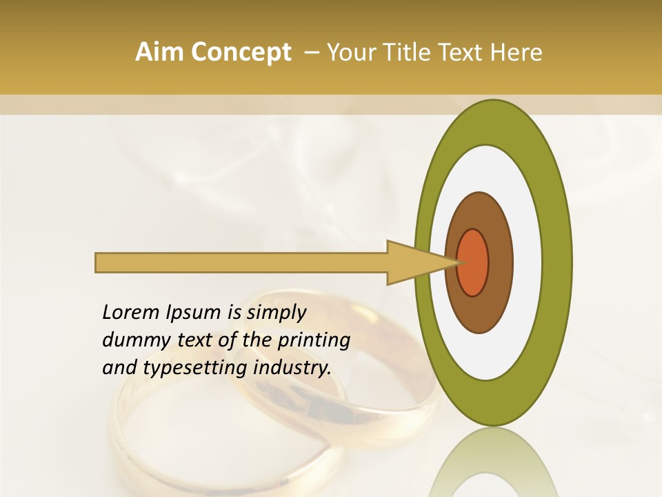 Symbol Ring Celebration PowerPoint Template