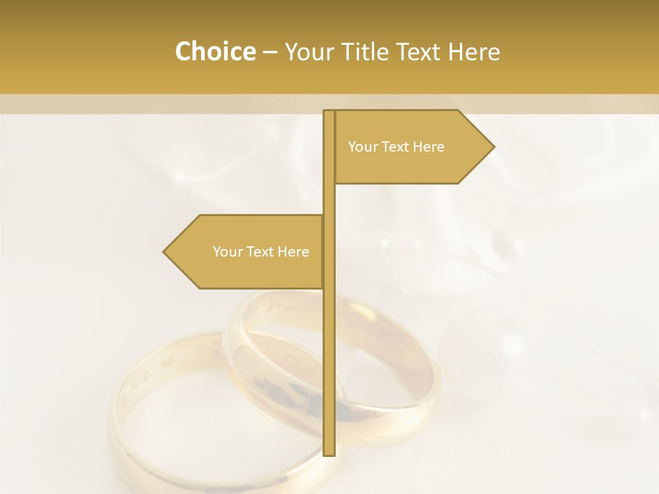 Symbol Ring Celebration PowerPoint Template