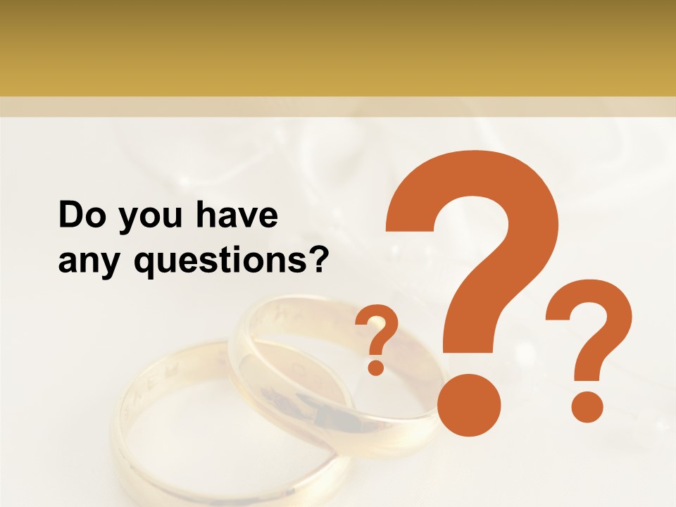 Symbol Ring Celebration PowerPoint Template