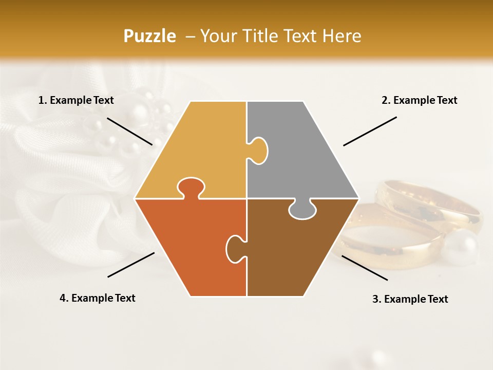 Detail Bridal Wedding PowerPoint Template