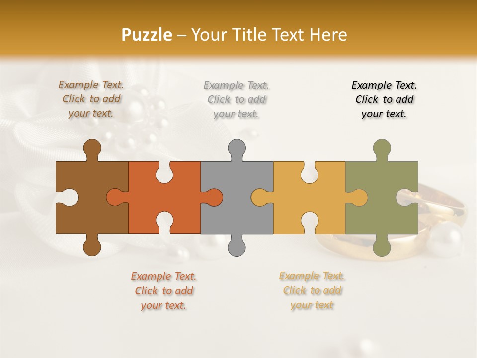 Detail Bridal Wedding PowerPoint Template