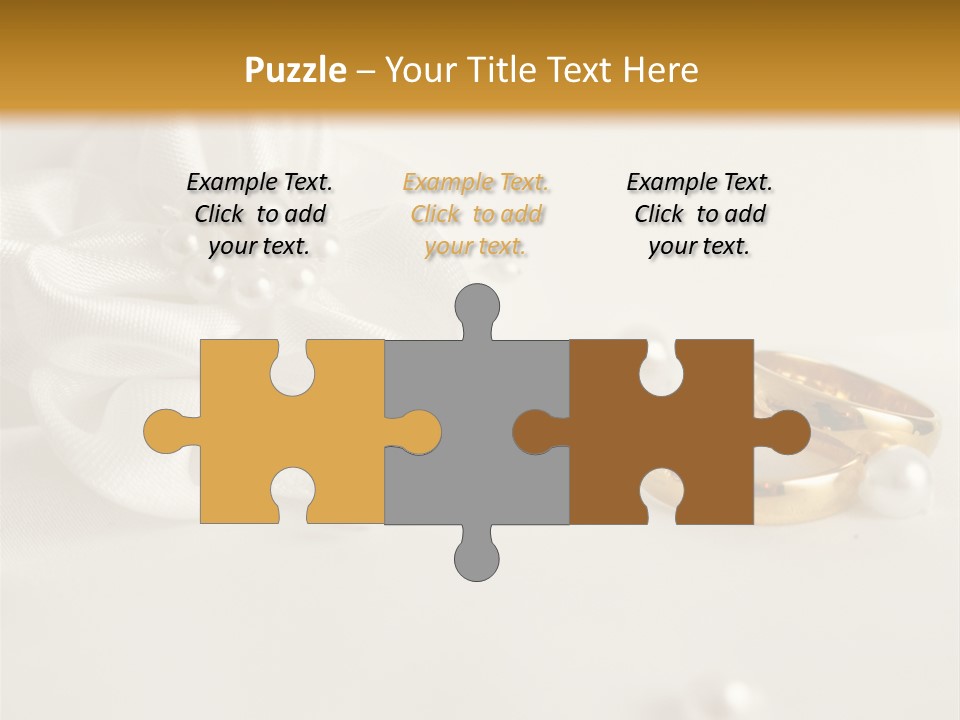 Detail Bridal Wedding PowerPoint Template