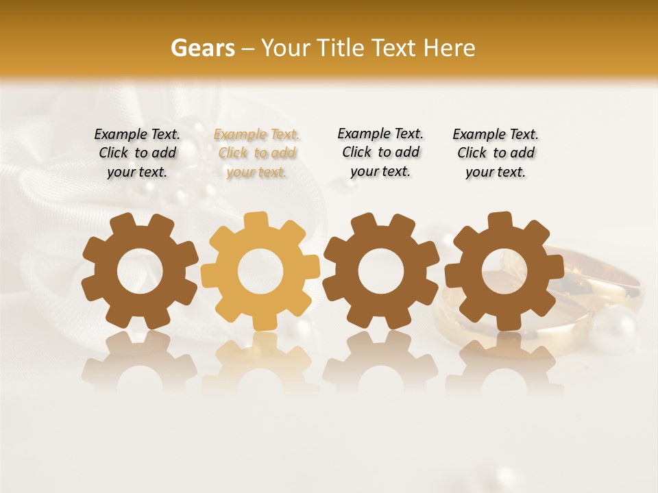 Detail Bridal Wedding PowerPoint Template